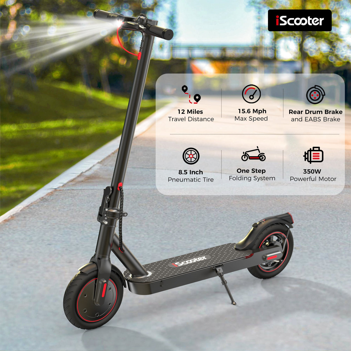 iScooter i8 Electric Scooter for Adults